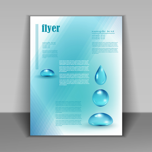 water flyer creative cover 