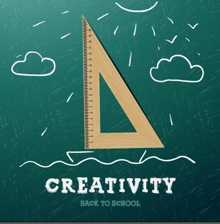 y school design vector background 02 Creativity school design vector background 02