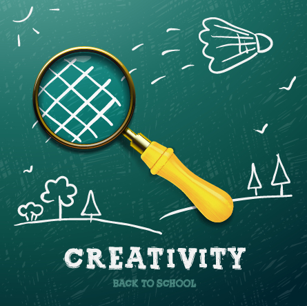 y school design vector background 04 Creativity school design vector background 04