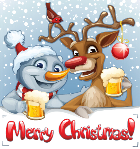 santa reindeer funny 