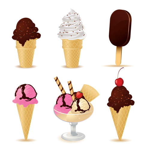 vivid ice cream elements element 