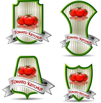 tomato labels label ketchup 