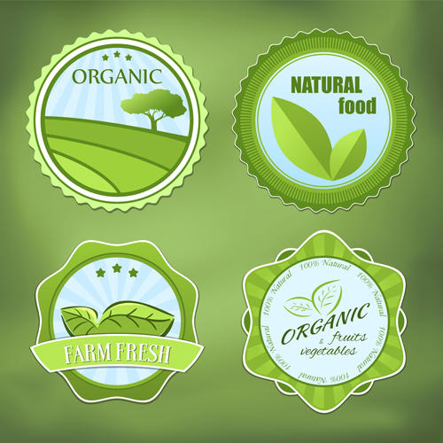 natural labels green 