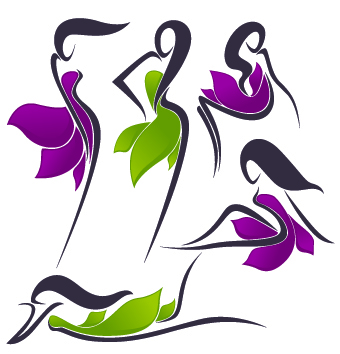 Abstract style Logos design vector 01