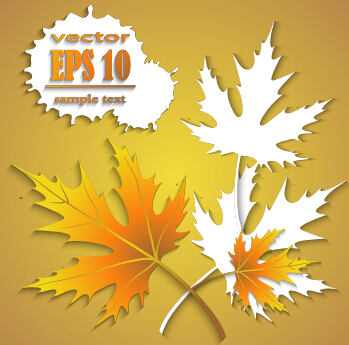 maple leaf maple creative background vector background autumn background 