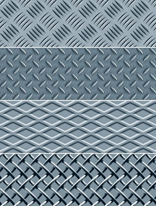 Metal board and metal fence vector material