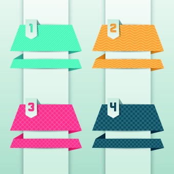 Colored Original banner vector 02