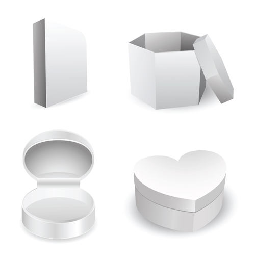 Different blank Packaging design vector set 06