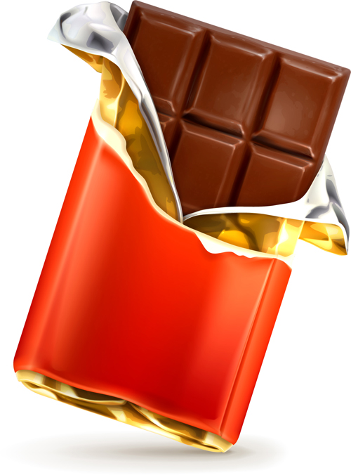 tic chocolate creative vector set 01 Realistic chocolate creative vector set 01