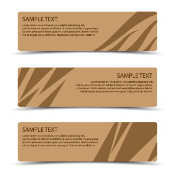 Sale banner cardboard vector material 03