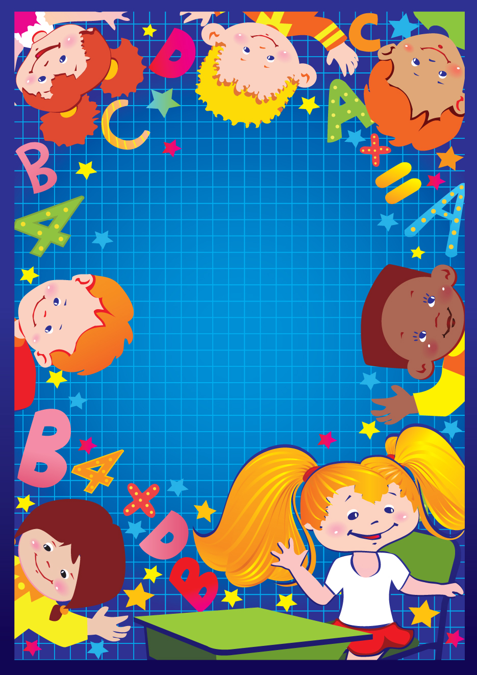 Cartoons School elements vector set 06