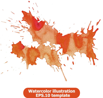 Watercolor illustration vector 01