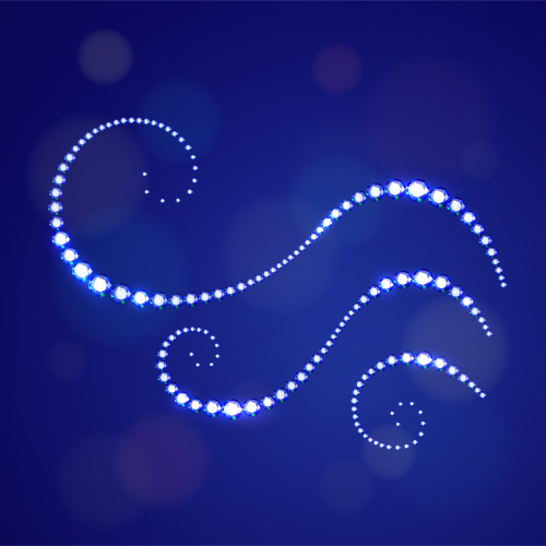 Weather diamond decorative vectors 07