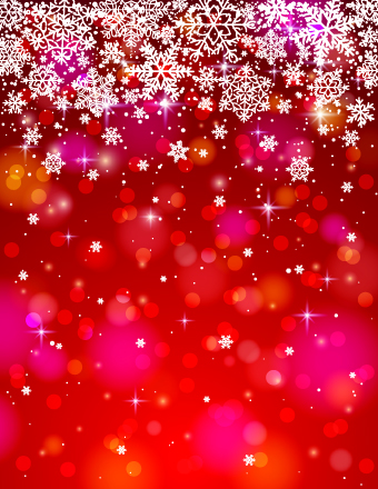 Vector Winter snowflakes background 02