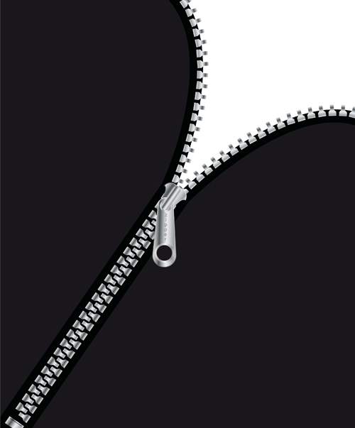 Color Zipper vector backgrounds set 03