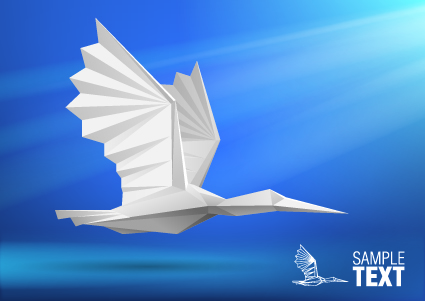 Vector Origami animal model set 01