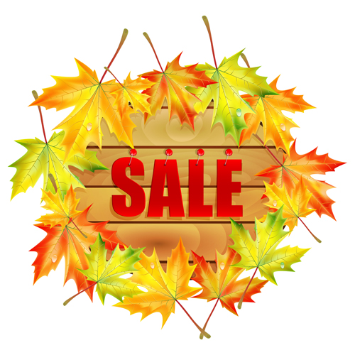 Creative Autumn sale design vector 04