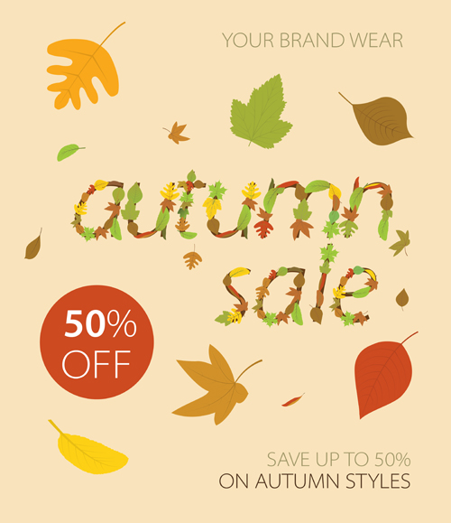 sale design sale creative autumn 