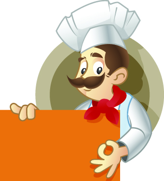 illustration cute chef 