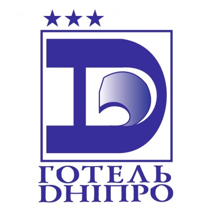 Dnipro hotel vector graphics logo Dnipro hotel vector graphics logo