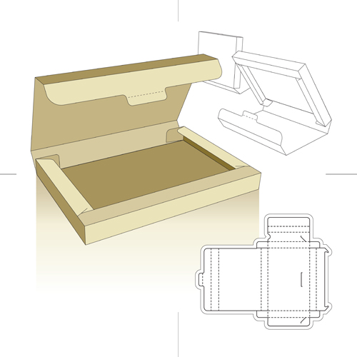 Different Packaging elements vector 05