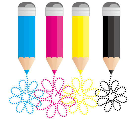Set of RGB color elements vector 07
