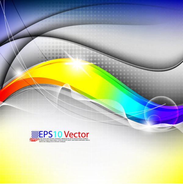 Colorful Abstract background graphic vector set 01