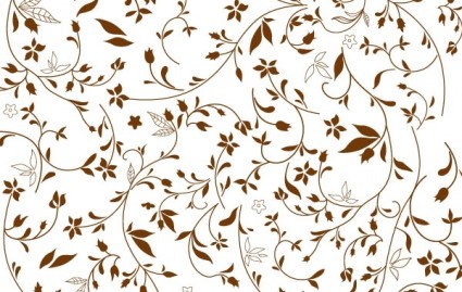 Retor Floral Pattern vector