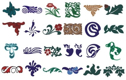 Floral design elements