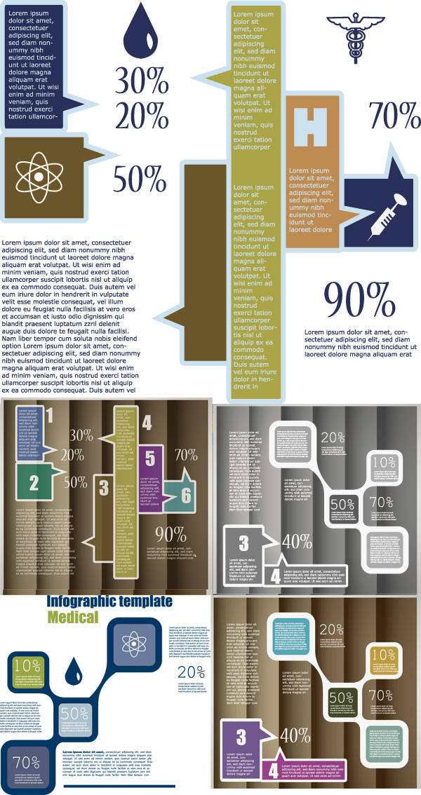 Presentation of information graph vector