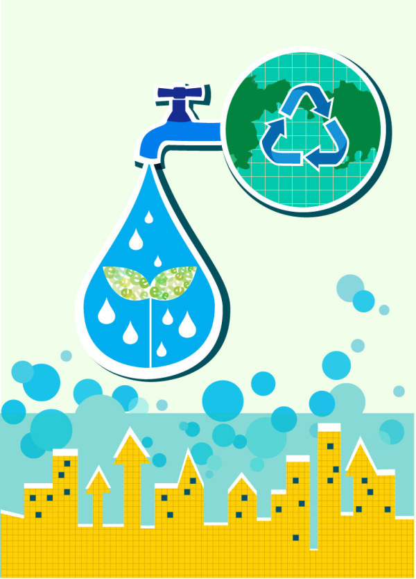 Energy with Environment infographics vector 02