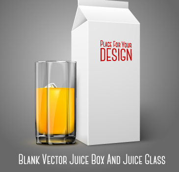 vector material material juice box blank 