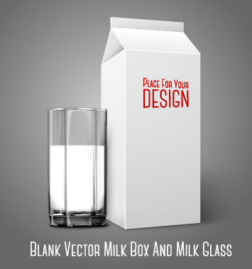 vector material vector milk material cup blank 
