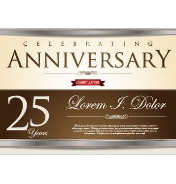 Vector anniversary celebrating cerative design 04
