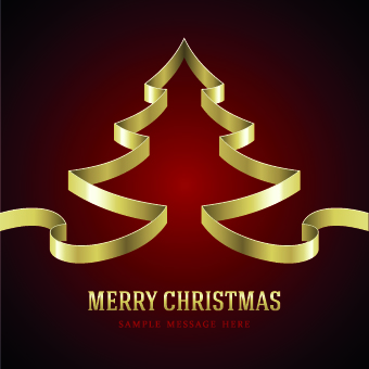 christmas tree christmas background vector background 