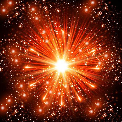 Holiday multicolor firework background vector 04