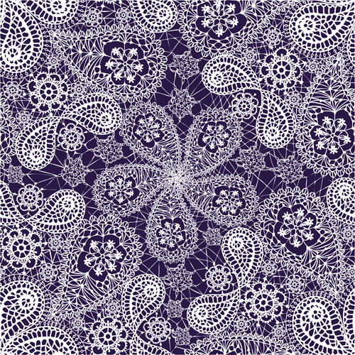 Lace pattern seamless vector graphics