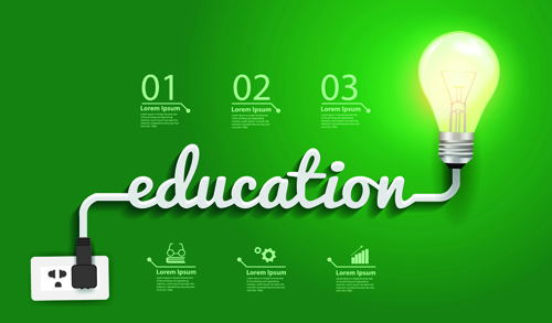 Light bulb business idea vector template 04