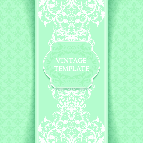 intage template background vector 02 Ornate vintage template background vector 02