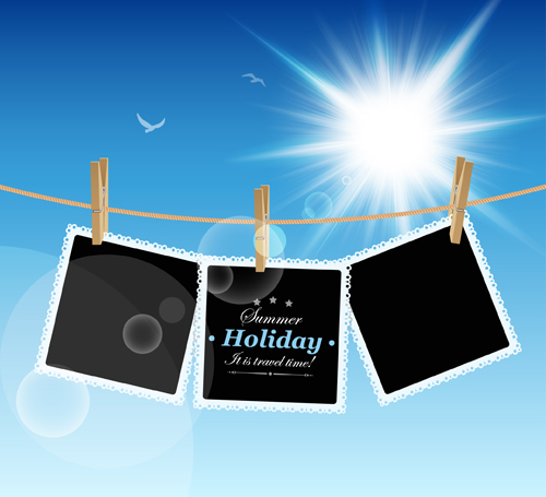 Summer holiday design Elements vector Set 03