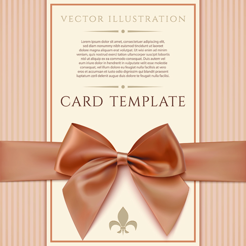 valentines ornate cards bow 
