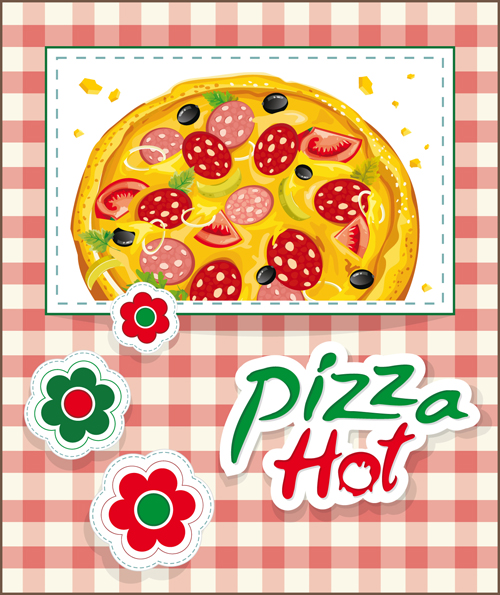 poster pizza hot 