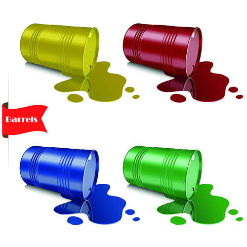material colored barrel 