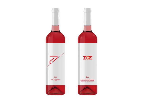 Vector wine bottle graphic