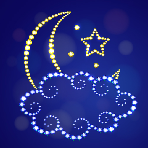 Weather diamond decorative vectors 04
