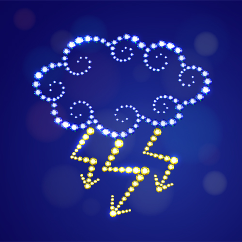 Weather diamond decorative vectors 05