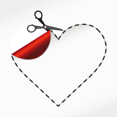 Set of Different Heart mix vector 03