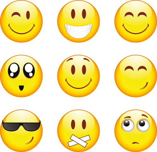 Smile icons funny emoticons 
