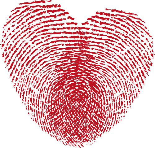 Set of Unusual Heart design elements vector 04