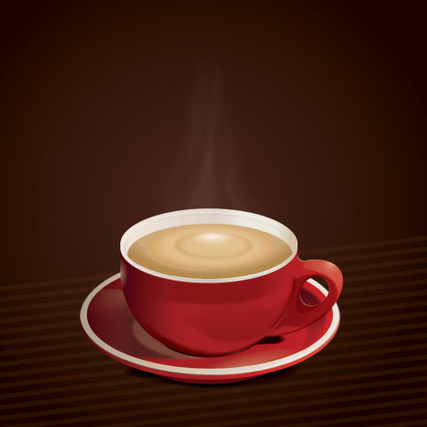 Exquisite coffee vector art
